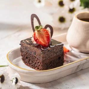 براونی دلوکس فرانسوی شکلاتی